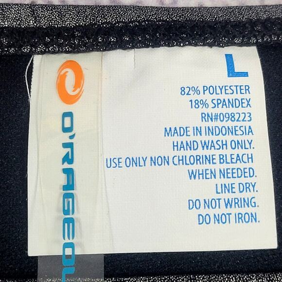 NWT Oreageous Silver 2 piece Swim Suit Size L and XL - Picture 6 of 7